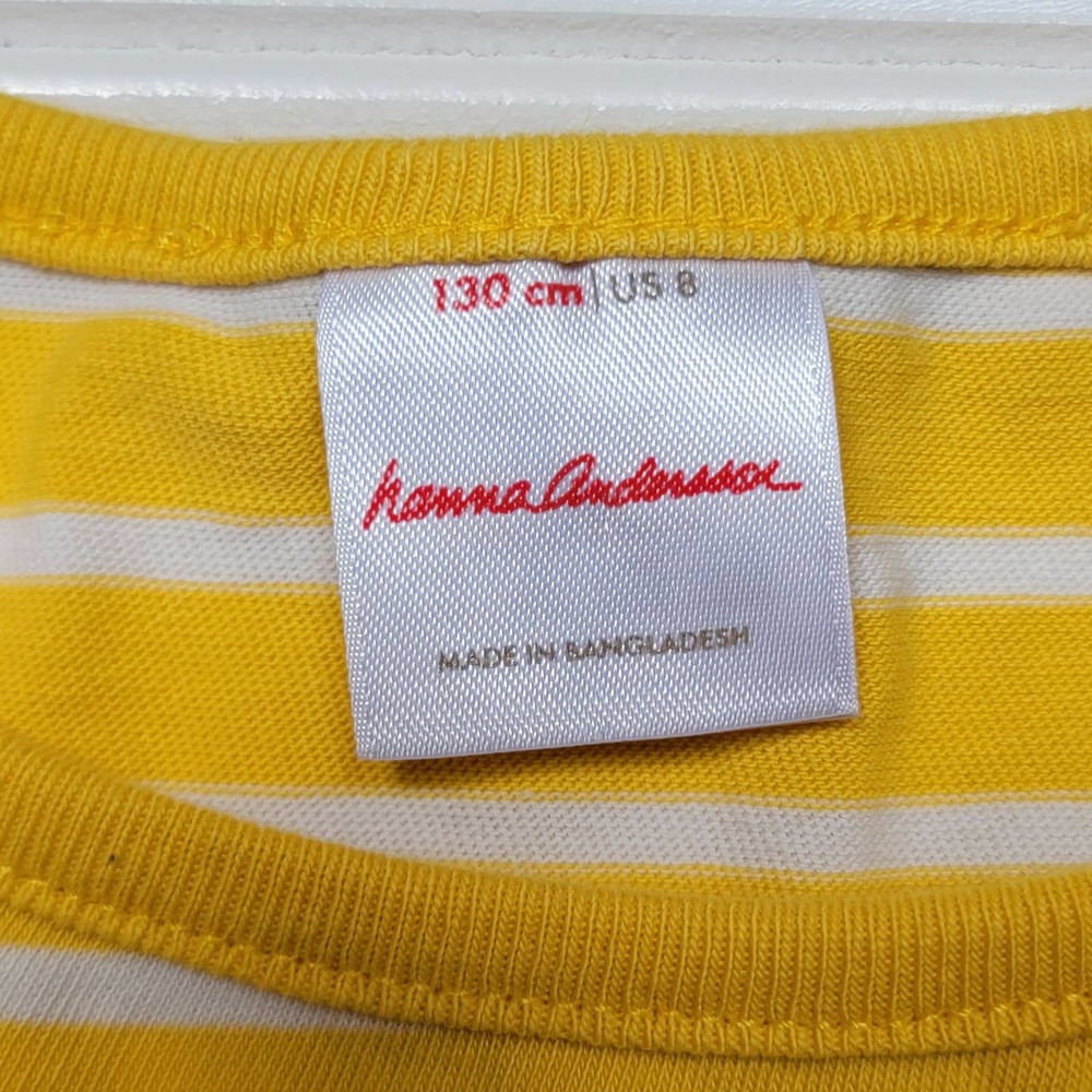 Hanna Andersson Floral and Stripe Pocket Dress - Picture 2 of 6